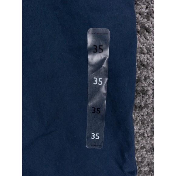 Tommy Hilfiger Shorts Mens 35 Actual 36 Blue TH Flex Stretch Chino Preppy NWT - Picture 6 of 16